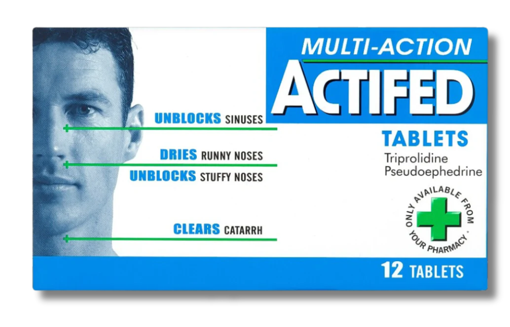 Actifed Multi Action tablet