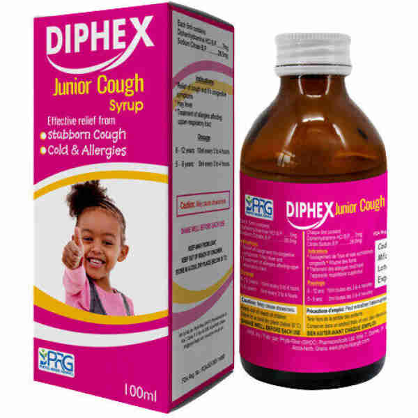 DIPHEX INFANT COUGH SYR 100ML DIPHEX INFANT COUGH SYR 100ML
