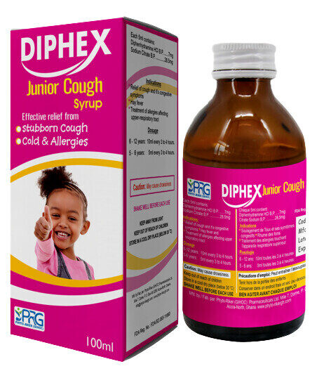 Diphex Junior Expectorant Syrup