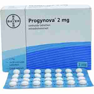 Progynova 2 mg (Estradiol Valerate tablets)