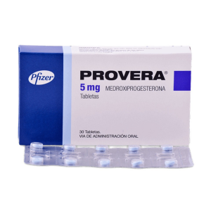 Provera 5 mg (medroxyprogesterone acetate)