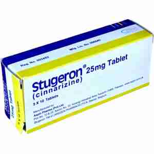 Stugeron 25 mg Tablets